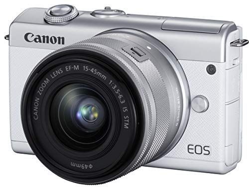 Digital Slr Canon Eos M200 Eosm200Wh-1545Isstmlk