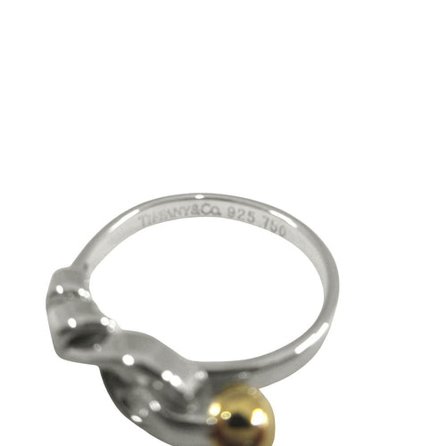 Ring Tiffany&Co. Sv925 K18 750 9.5 Used