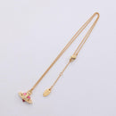 Vivienne Westwood Necklace Diamante Heart 630203Bm/02R927 Gp