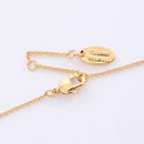 Vivienne Westwood Necklace Diamante Heart 630203Bm/02R927 Gp