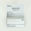 Nikon Lens (Single Focus) Nikkor Z F/2.8 [Special Edition]