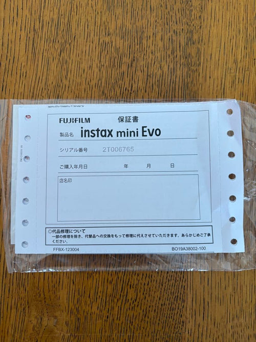 Fujifilm Instant Camera Body Instax Mini Evo