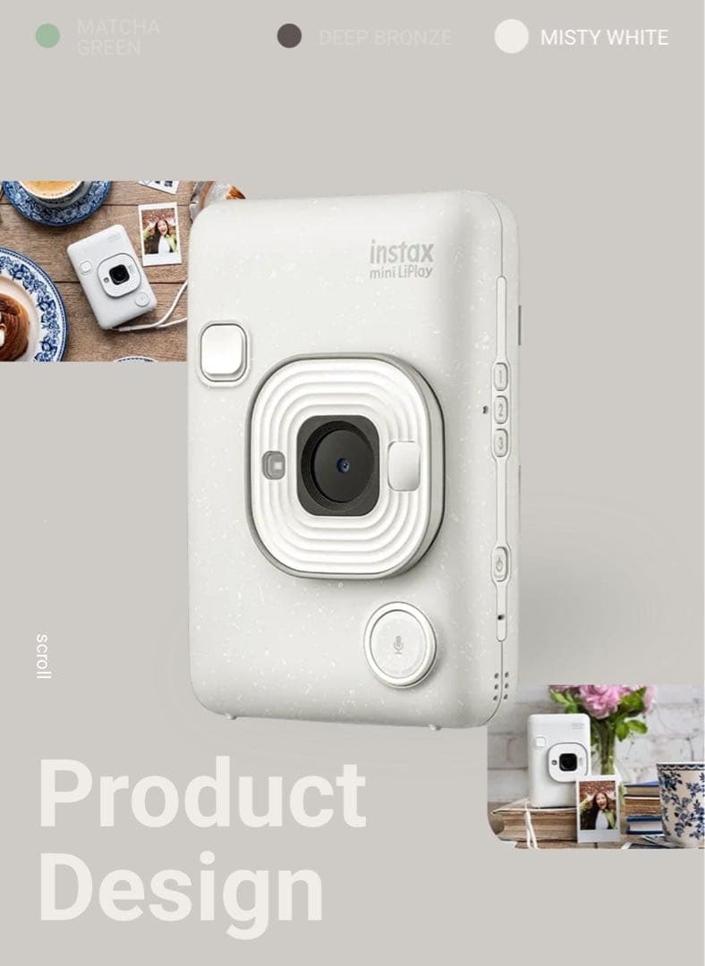 Fujifilm Instant Camera Body Instax Mini Liplay