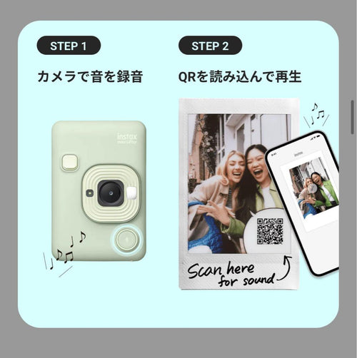 Fujifilm Instant Camera Body Instax Mini Liplay