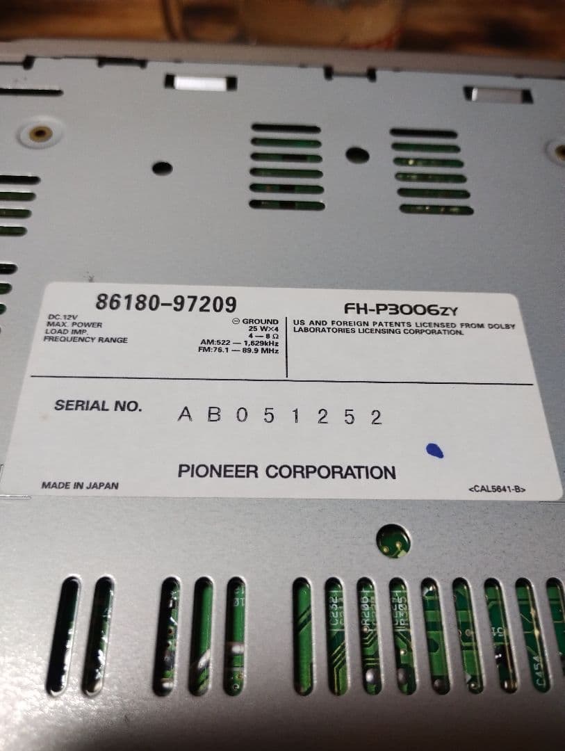 Pioneer Deck Player Changer Fh-P3006Zy
