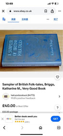 Foreign Book A Sampler Of British Folk-Tales