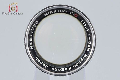 Nikon Lens (Single Focus) Nikkor-S.C F/1.4 S