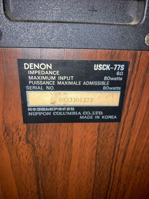 Denon Speakers Usck-77S