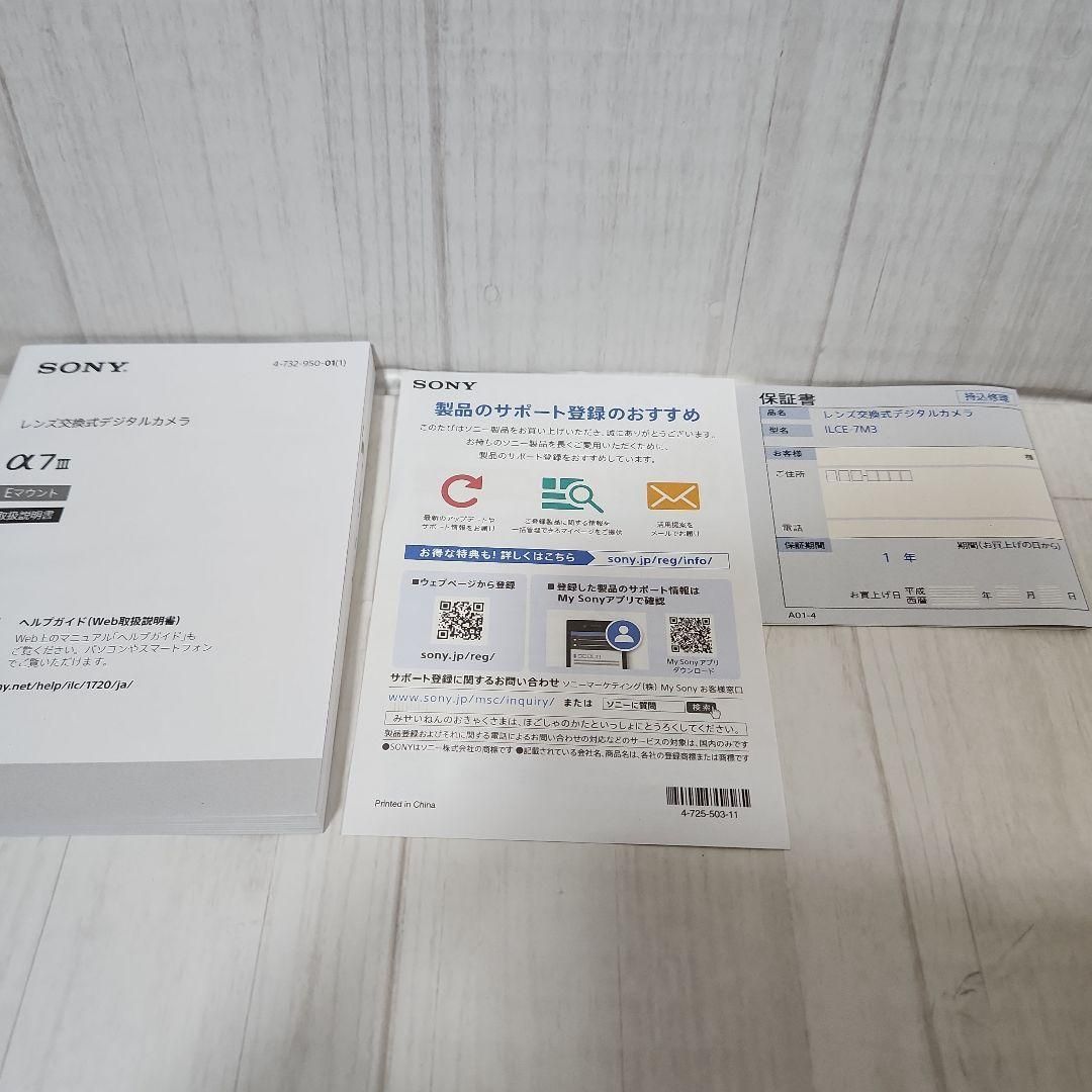 Sony Digital Slr 7 Iii Ilce-7M3