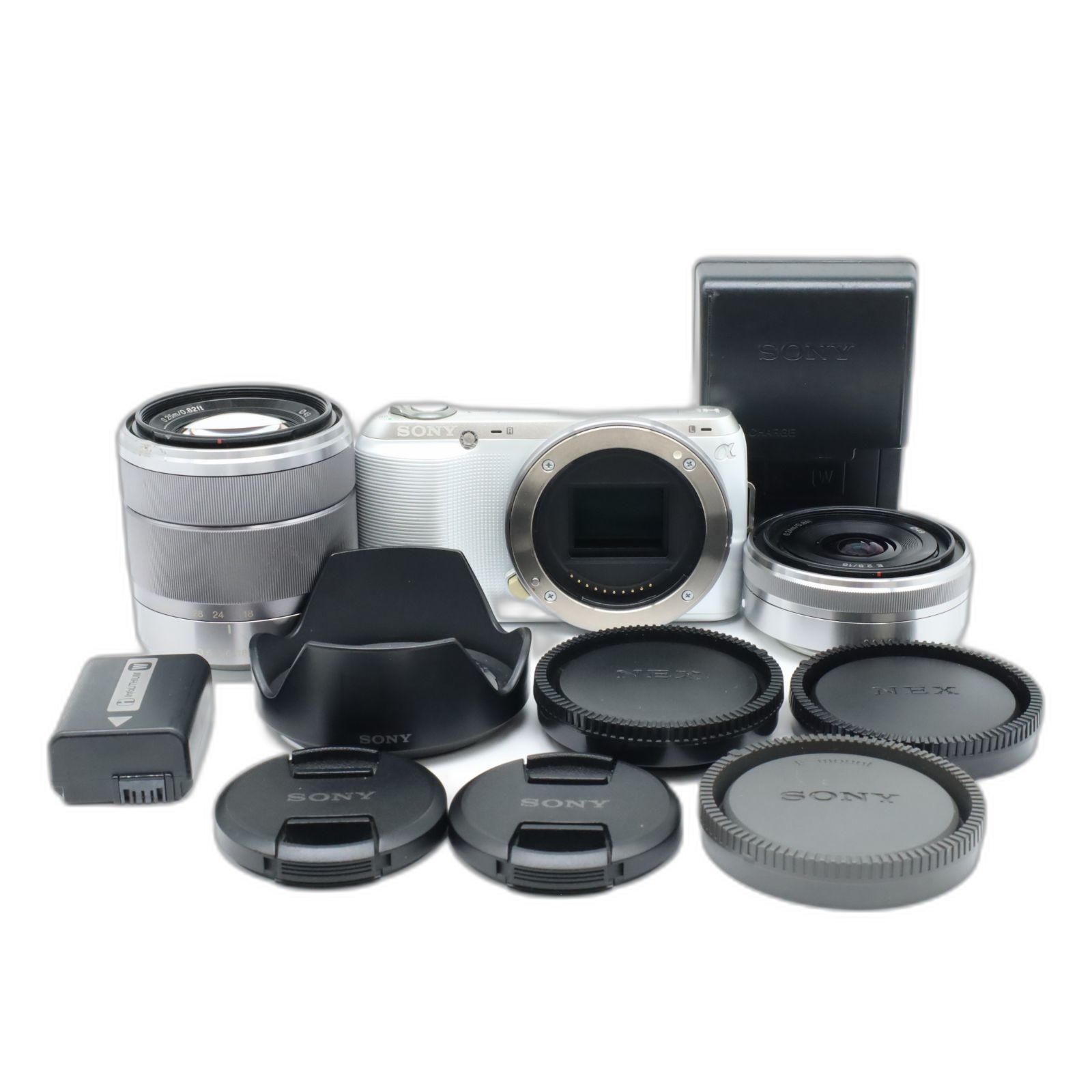 Sony Mirrorless Interchangeable Lips 15813 Sel1855 Nex-C3