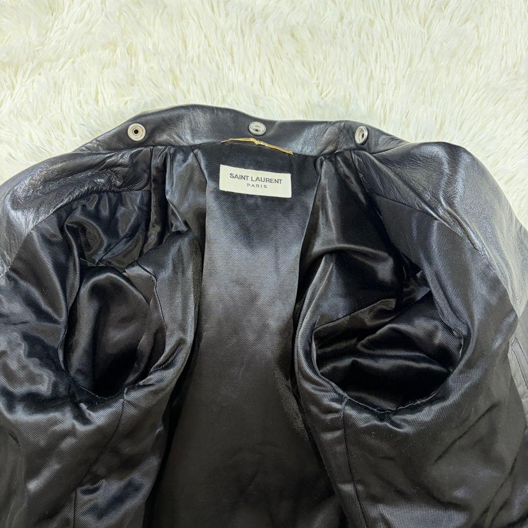 Saint Laurent Paris Double Biker Jackets 2016 L01 34