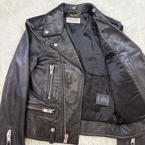 Saint Laurent Paris Double Biker Jackets 2016 L01 34