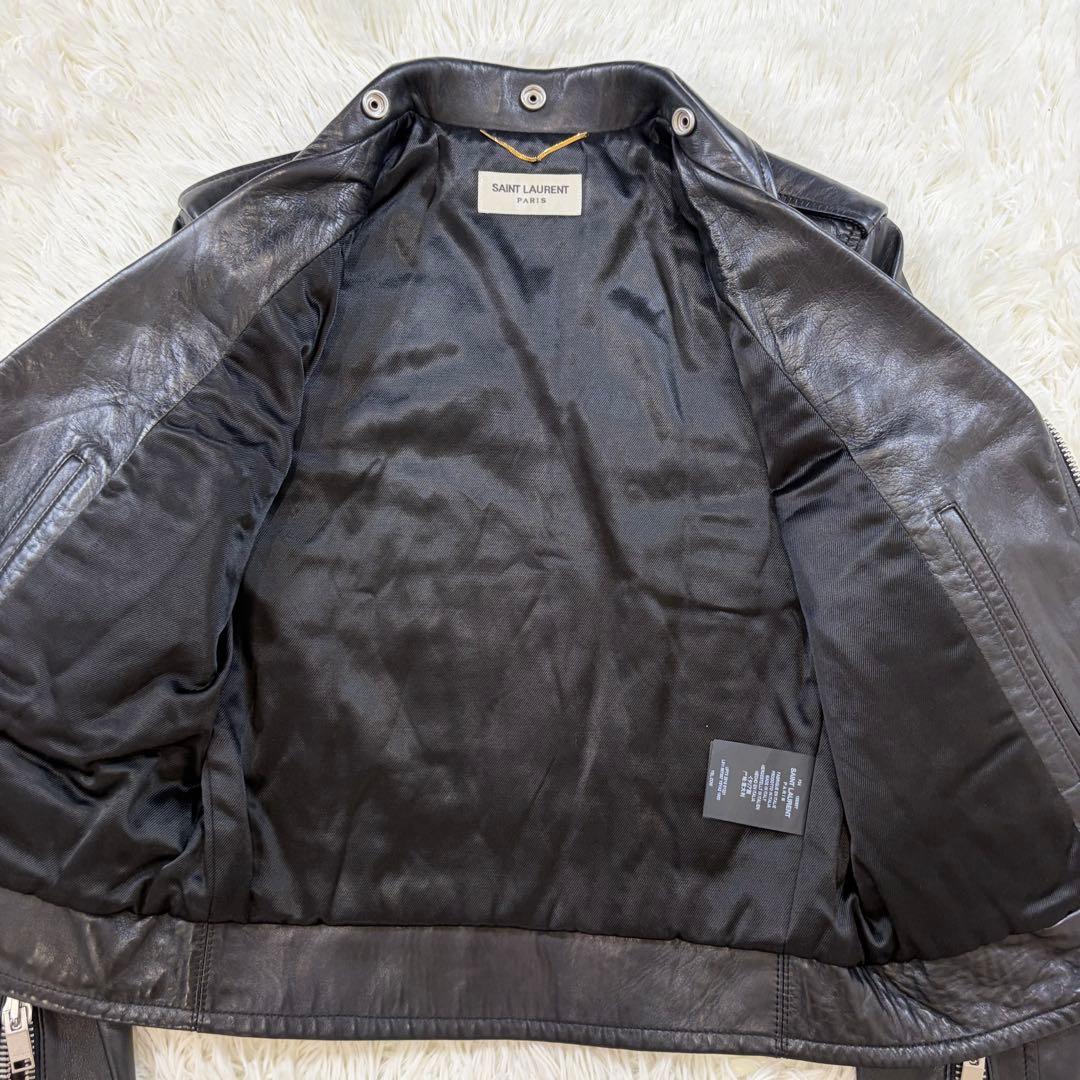 Saint Laurent Paris Double Biker Jackets 2016 L01 34