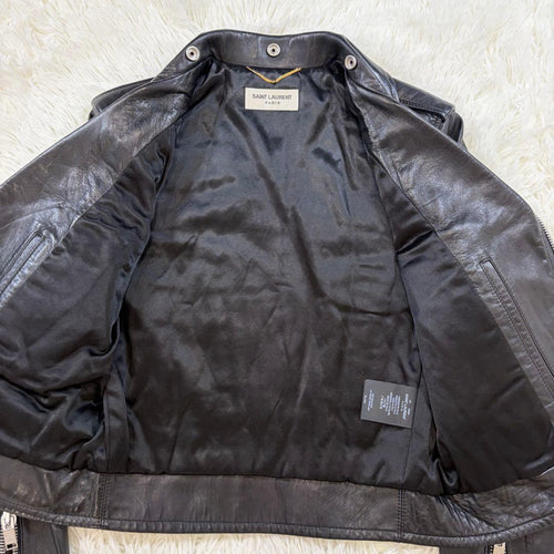 Saint Laurent Paris Double Biker Jackets 2016 L01 34