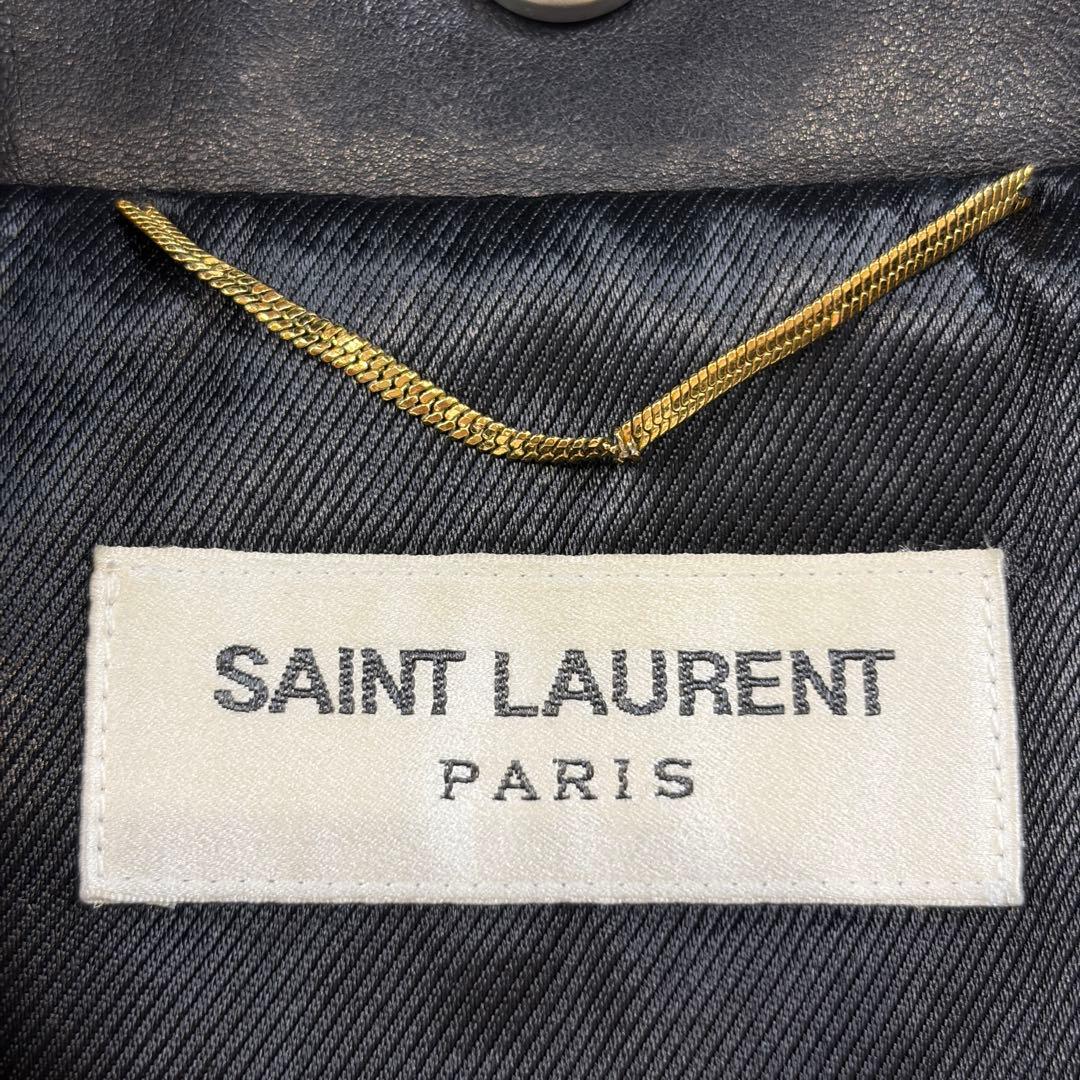 Saint Laurent Paris Double Biker Jackets 2016 L01 34