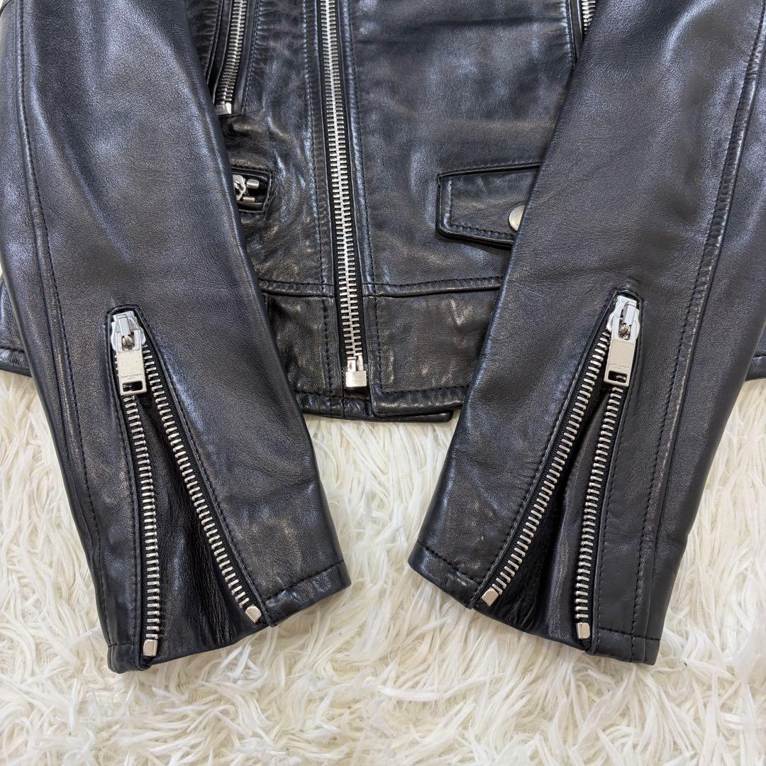 Saint Laurent Paris Double Biker Jackets 2016 L01 34