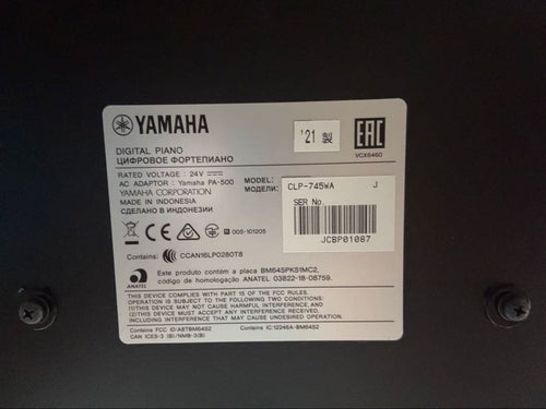 Yamaha Keyboard Electronic Piano Clp-745