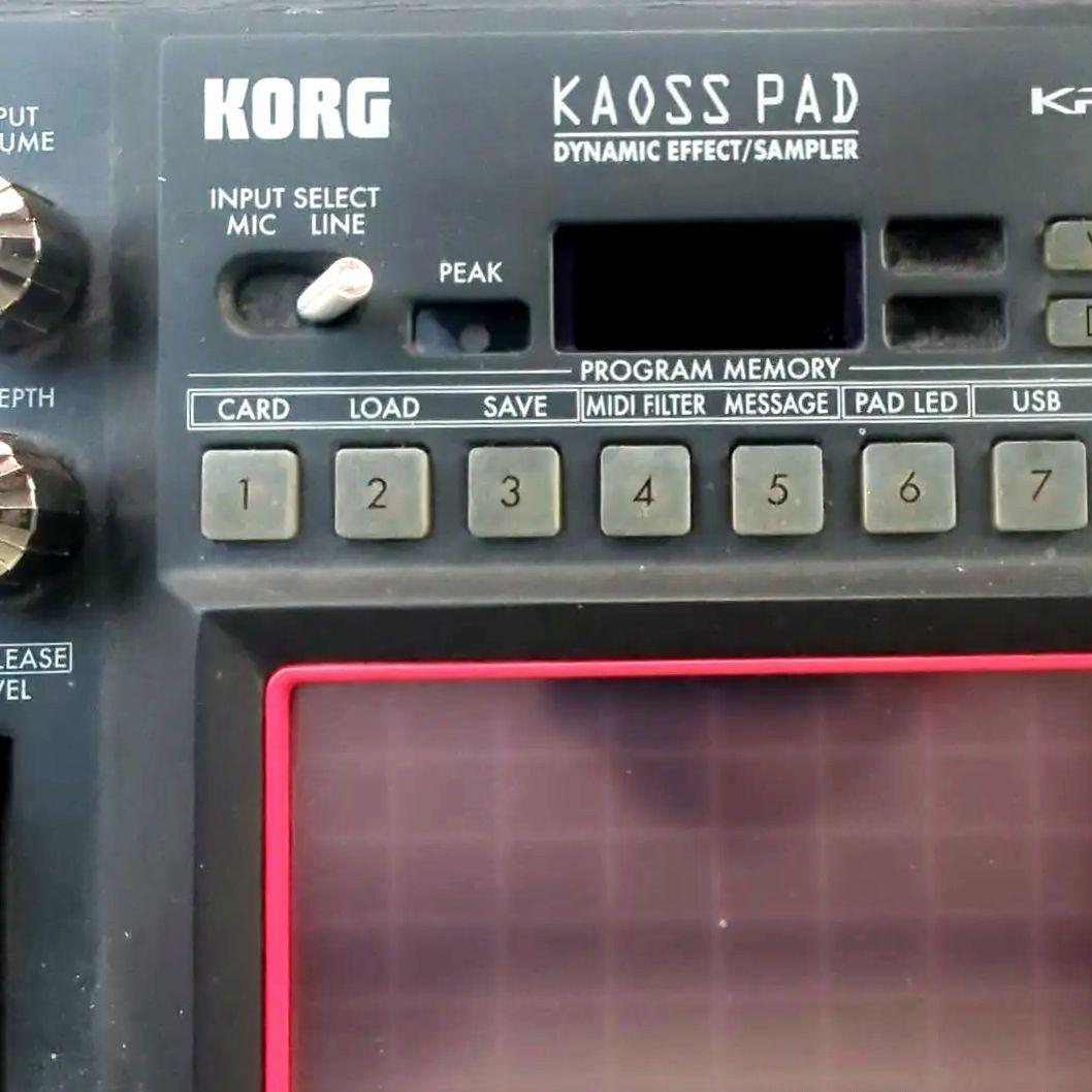 Korg Dj Controllers Kaoss Pad Kp3+