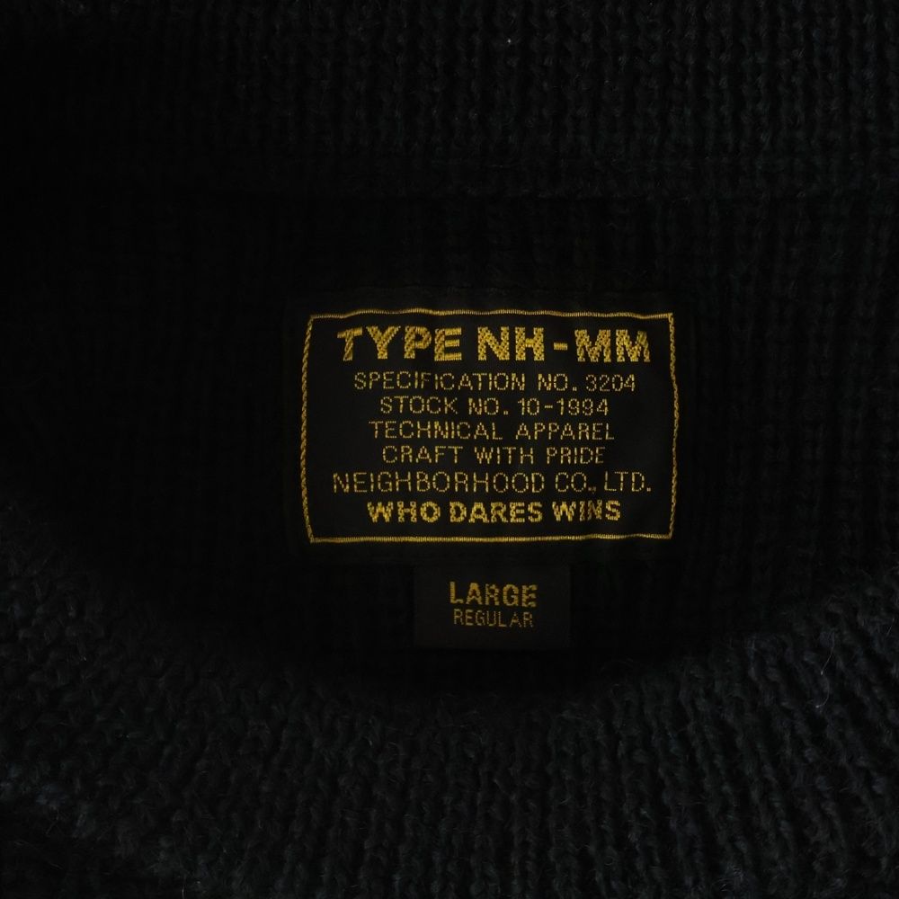 Neighborhood Knit Sweater 17Aw Commander W-Crew 172Funh-Knm02