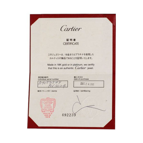 Cartier Ring K18Wg D1P 49