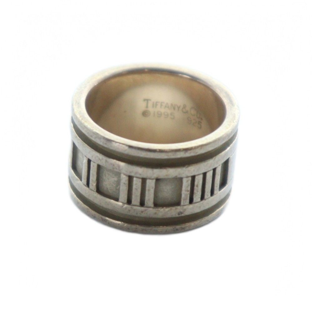 Tiffany Ring Co. Atlas Wide Silver925 10 Gy18 /Mq Oh