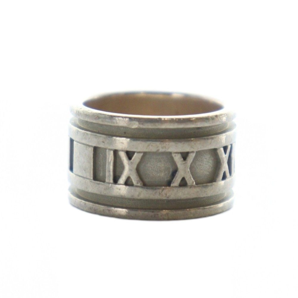 Tiffany Ring Co. Atlas Wide Silver925 10 Gy18 /Mq Oh