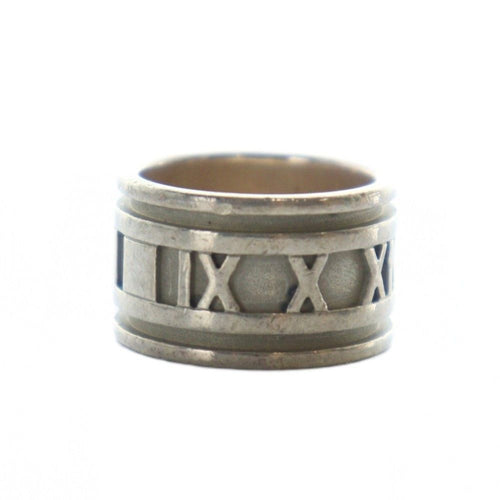 Tiffany Ring Co. Atlas Wide Silver925 10 Gy18 /Mq Oh