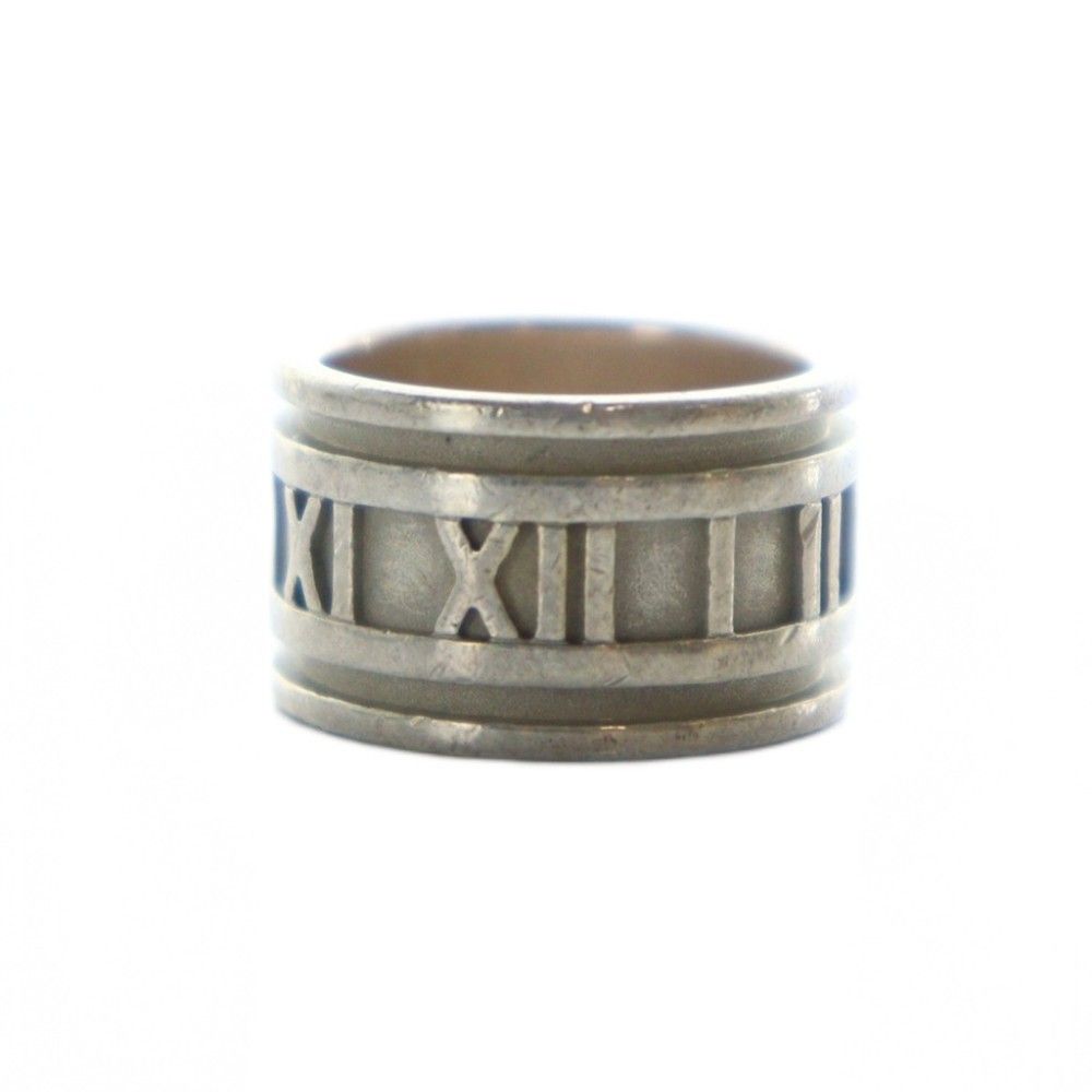 Tiffany Ring Co. Atlas Wide Silver925 10 Gy18 /Mq Oh