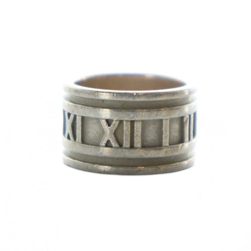 Tiffany Ring Co. Atlas Wide Silver925 10 Gy18 /Mq Oh