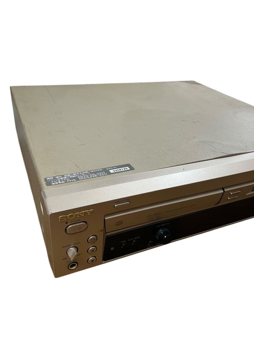 Sony Cd Md Cassette Deck Mxd-D400