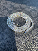 Necklaces Luxury Tennis Necklace/3Mm/51Cm/Silver Silver