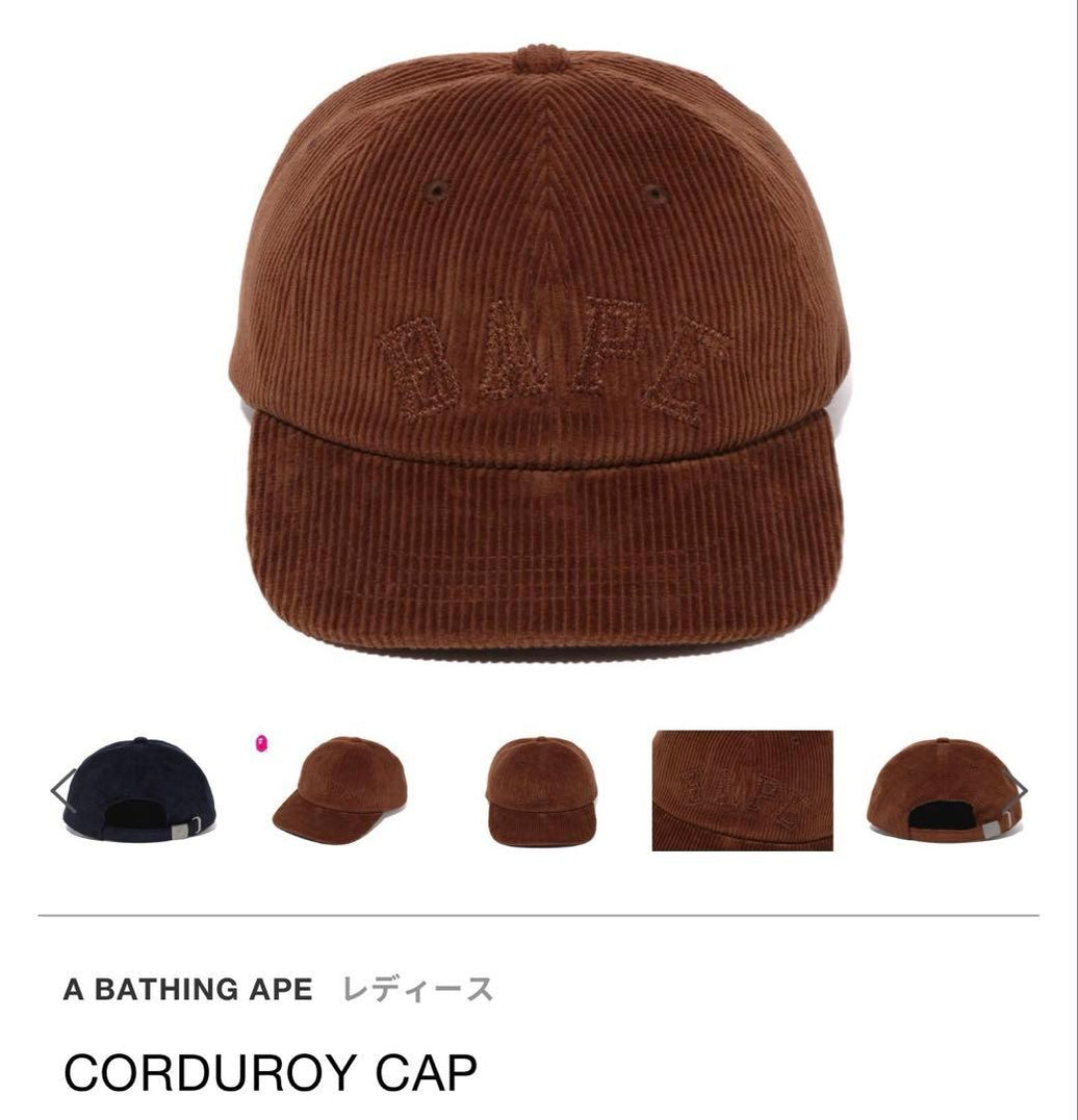 A Bathing Ape Altro berretto di velluto a coste Bape