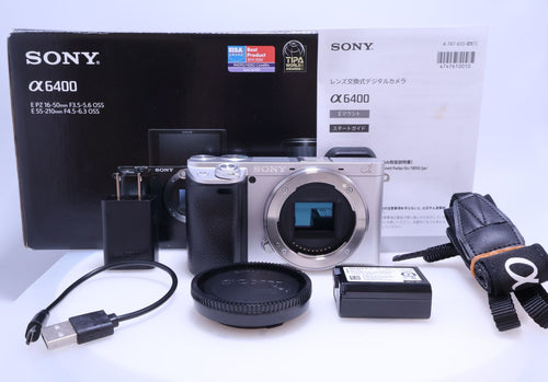 Sony Mirrorless Interchangeable Lips 7,912 6400 Ilce-6400 Aps-C (Silver)(