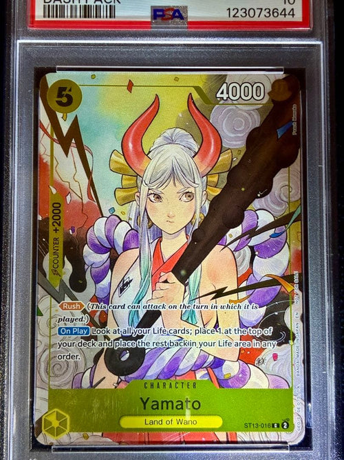 One -Piece Card Game Psa10 Box