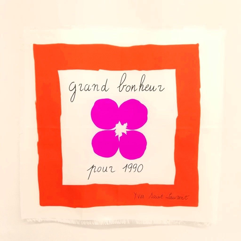 Yves Saint Laurent Bandana Scarf 1990S