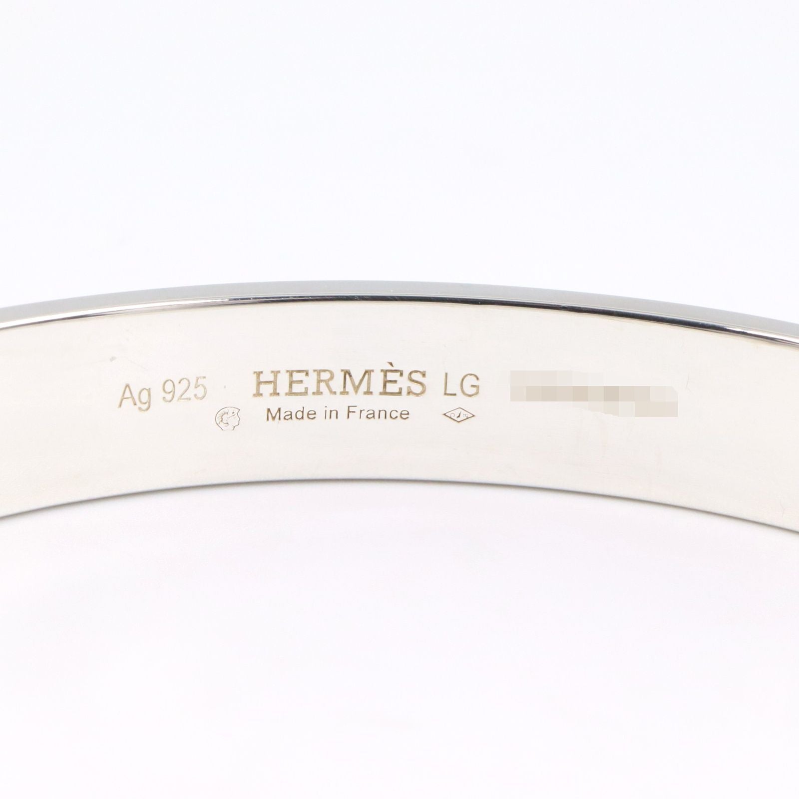 Hermes Bangle Wristband Pm Lg H115424B 00St 17 925 Used A