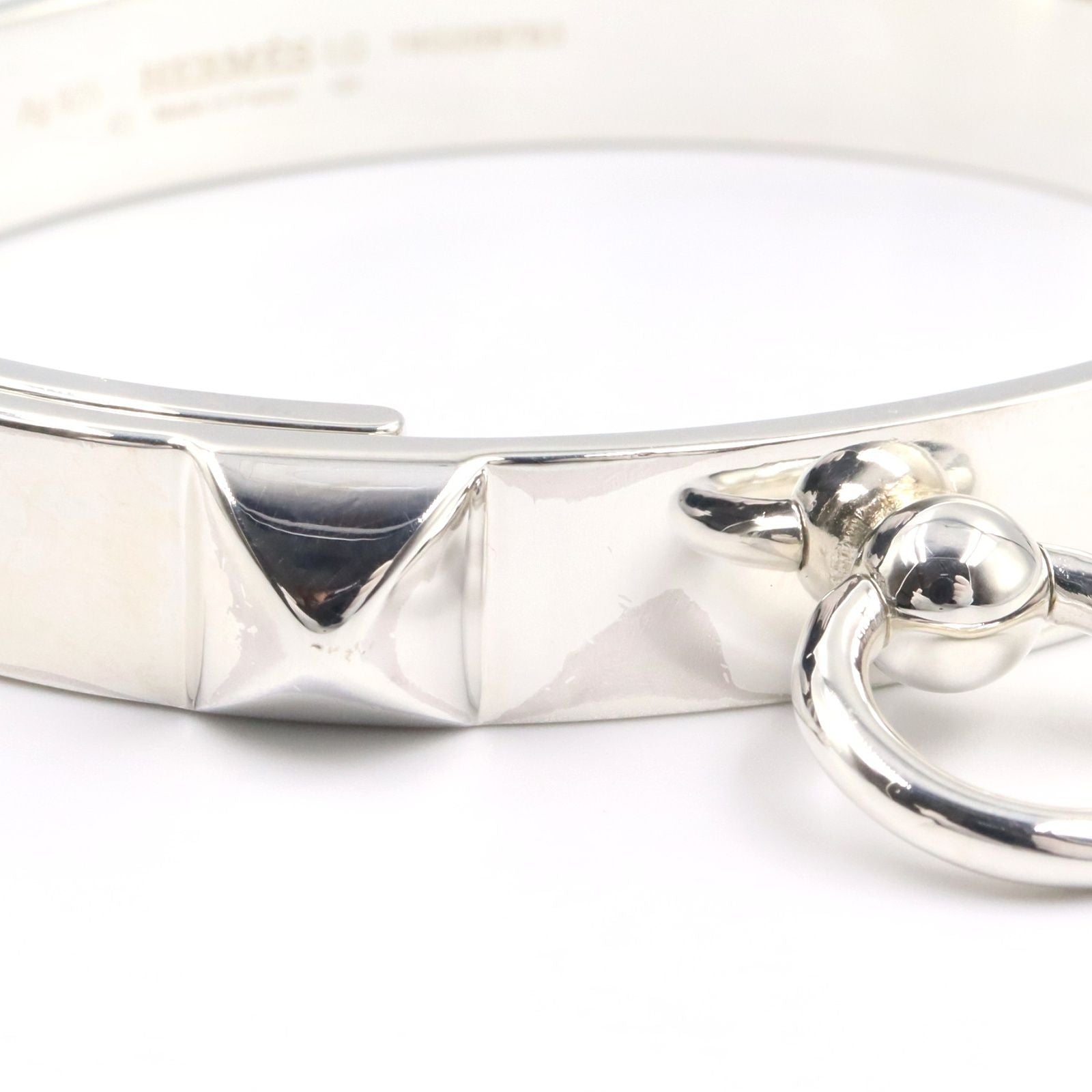Hermes Bangle Wristband Pm Lg H115424B 00St 17 925 Used A