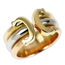 Cartier Ring K18Yg/Wg/Pg 2C 52