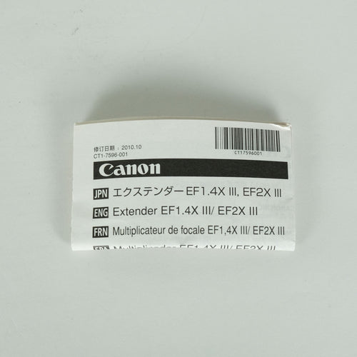 Canon Lens (Single Focus) Ef1.4X Iii