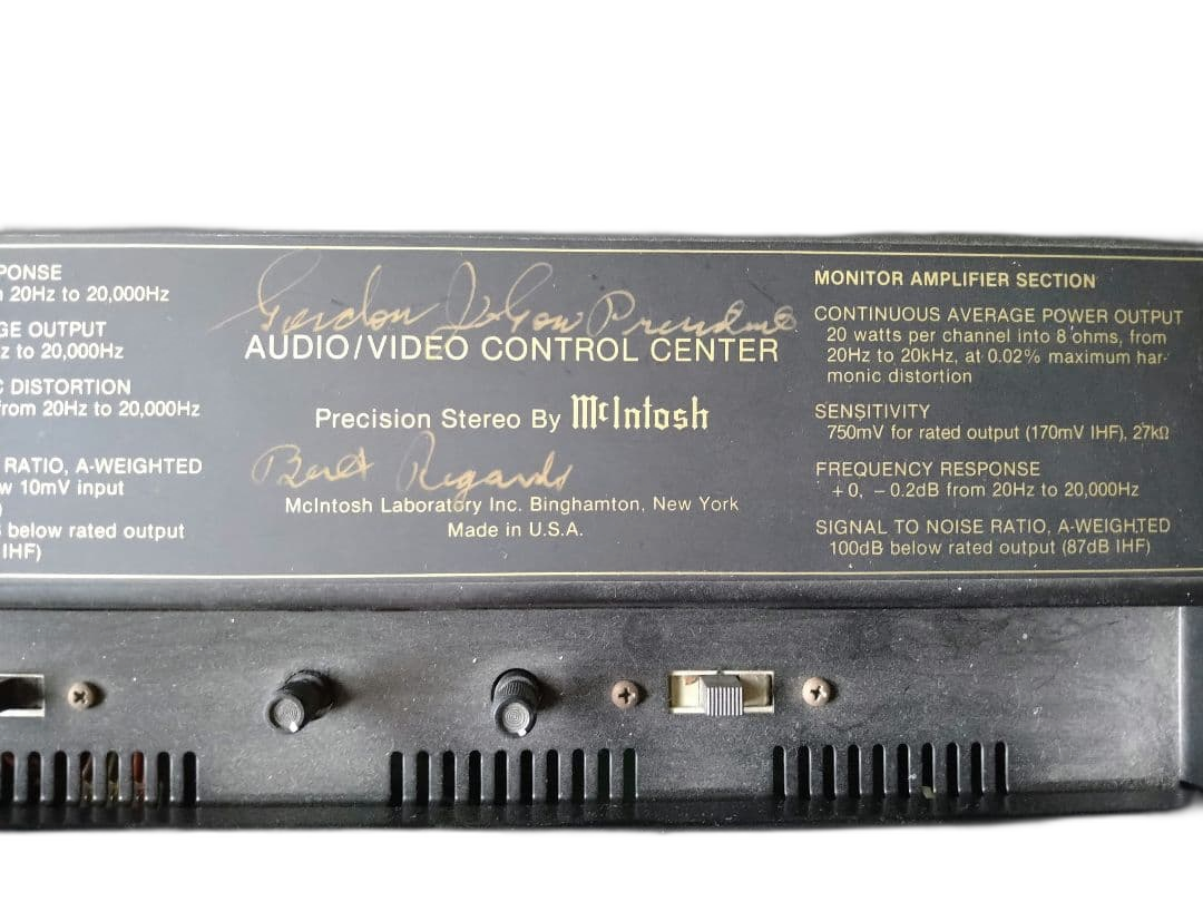 Preamplifiers C34V Mcintosh