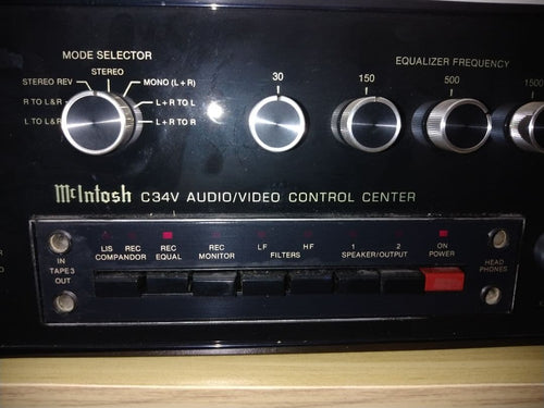 Preamplifiers C34V Mcintosh