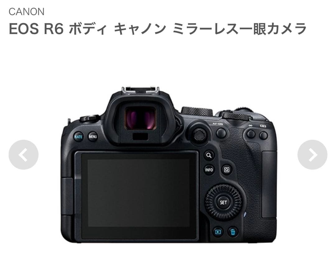 Mirrorless Interchangeable Lips Canon Eos R6