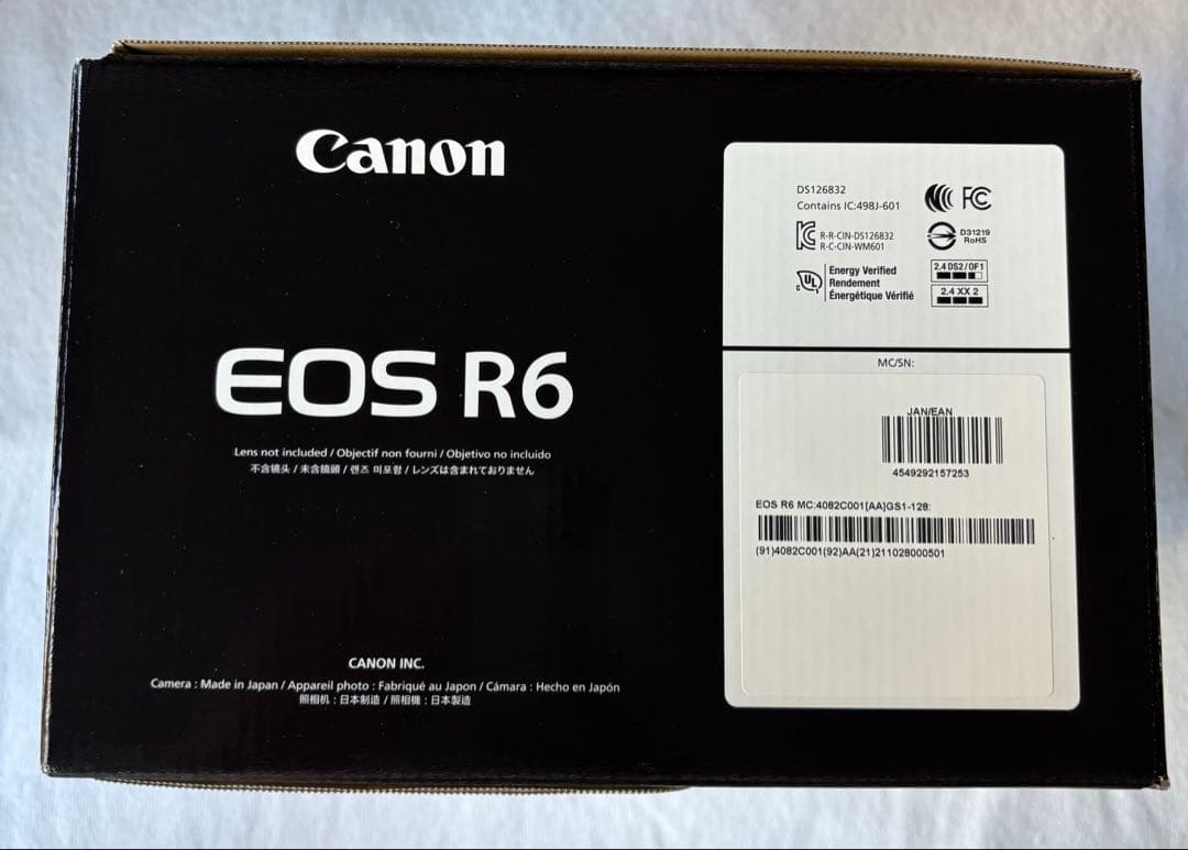 Mirrorless Interchangeable Lips Canon Eos R6