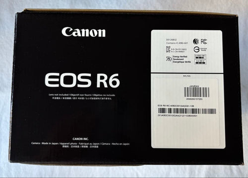 Mirrorless Interchangeable Lips Canon Eos R6