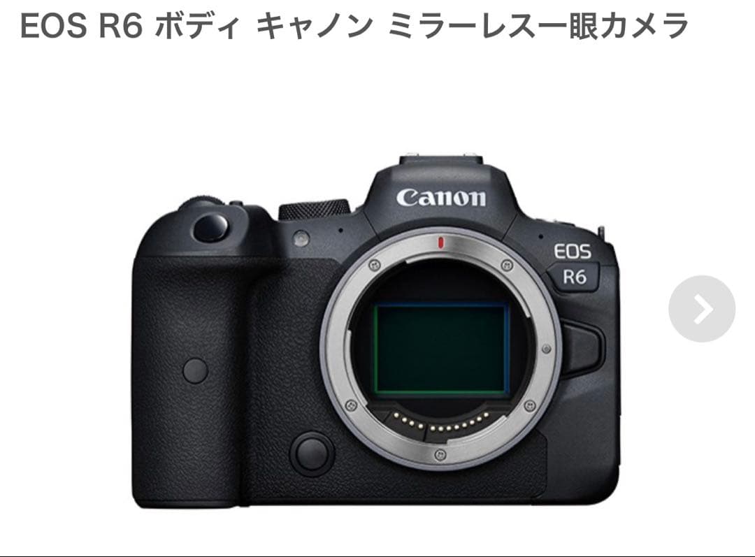 Mirrorless Interchangeable Lips Canon Eos R6