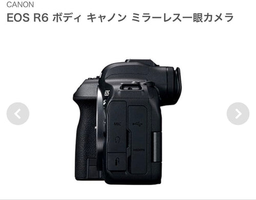 Mirrorless Interchangeable Lips Canon Eos R6