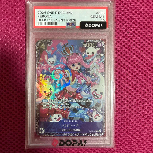 One Piece Card Game Psa10 Op08-093