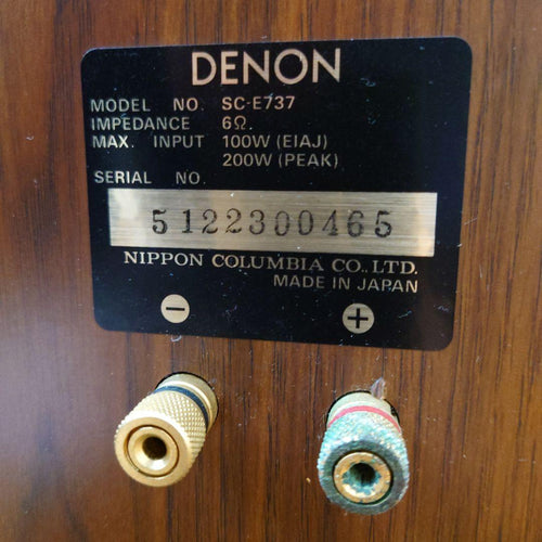 Denon Speakers Sc-E737