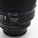 Nikon Lens (Zoom) Ai Af Nikkor F/1.4D If F