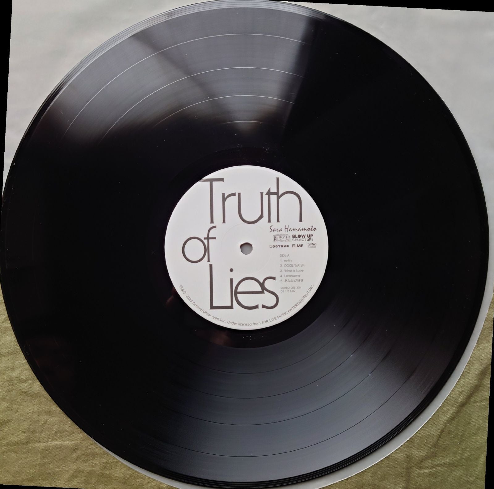 Japanese Music 2023 Sara Hamamoto Lp Truth Of Lies Astrotunes